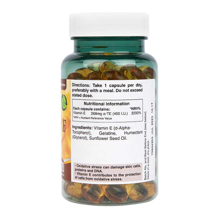 Holland & Barrett Vitamin E 400iu 120 Capsules